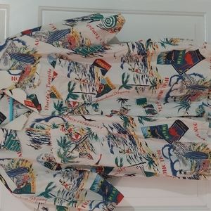 EUC Men's Vintage Florida Button up shirt size Large